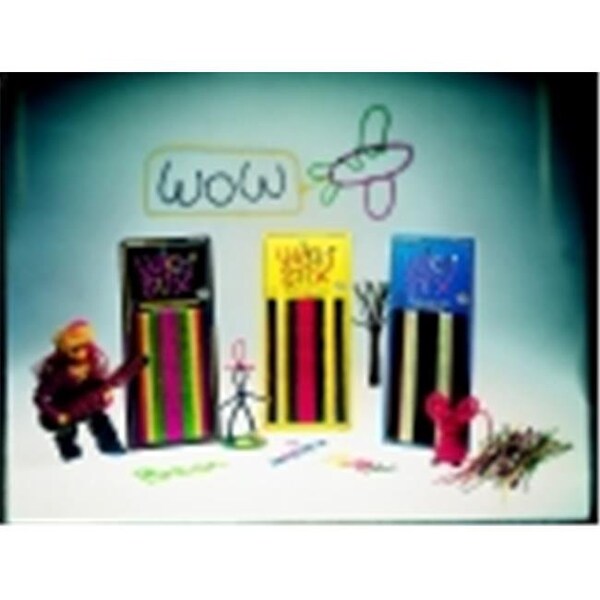 Wikki Stix Wikki Stix Wax Set - Assorted Neon Colors; Set - 48 201239 - main